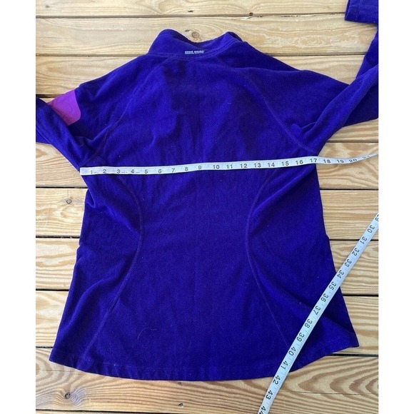 Eddie Bauer First Ascent 1/4 Zip Fleece Jacket Size Medium Women’s Purple - Picture 6 of 7